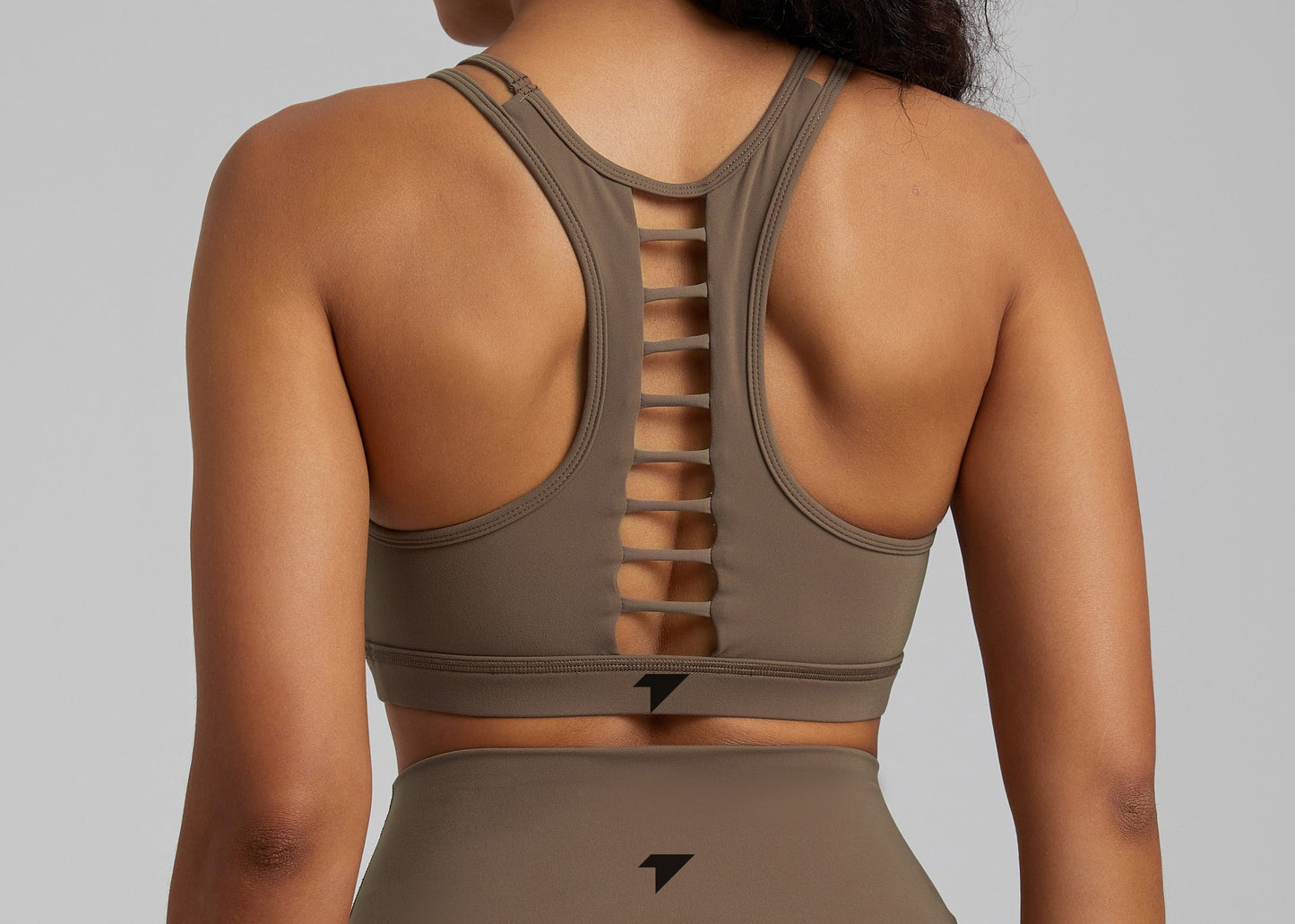 caramel brown hollow out racer