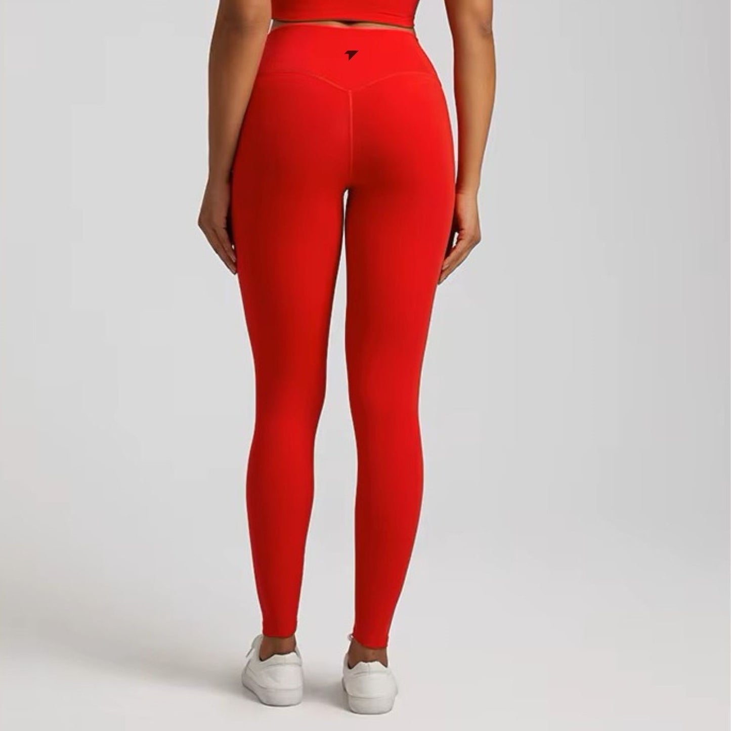 Bright Red V-Contour Legging