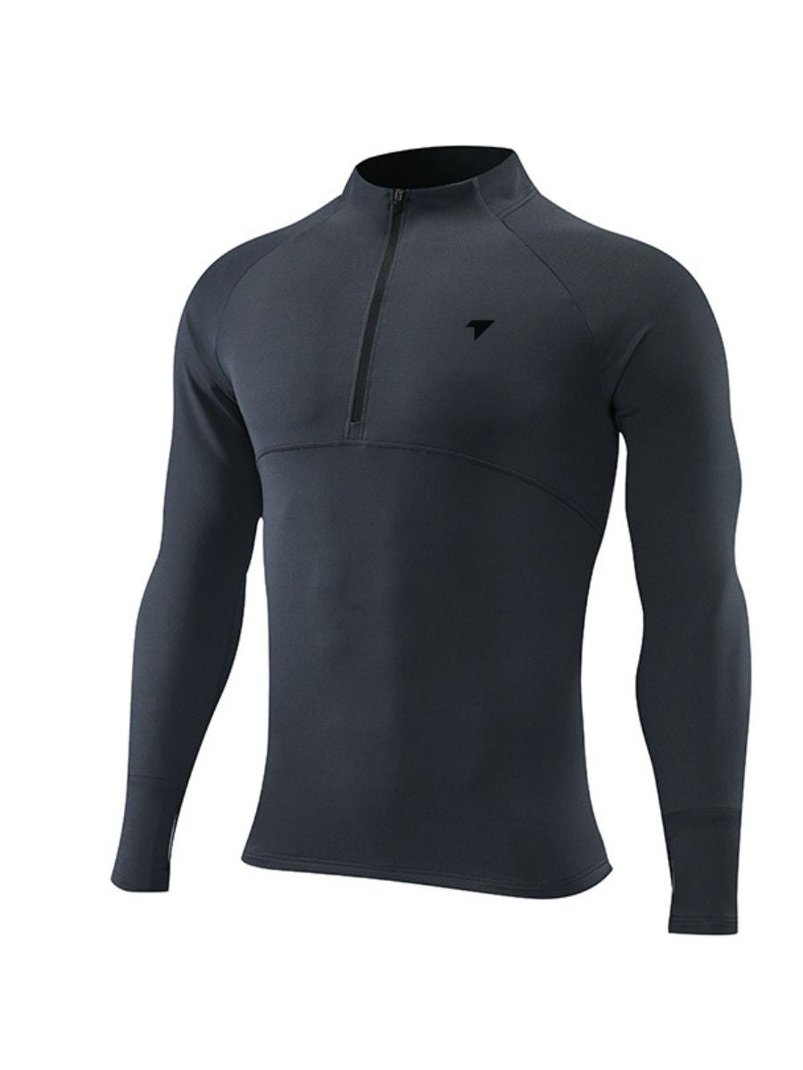 Stand collar long sleeve