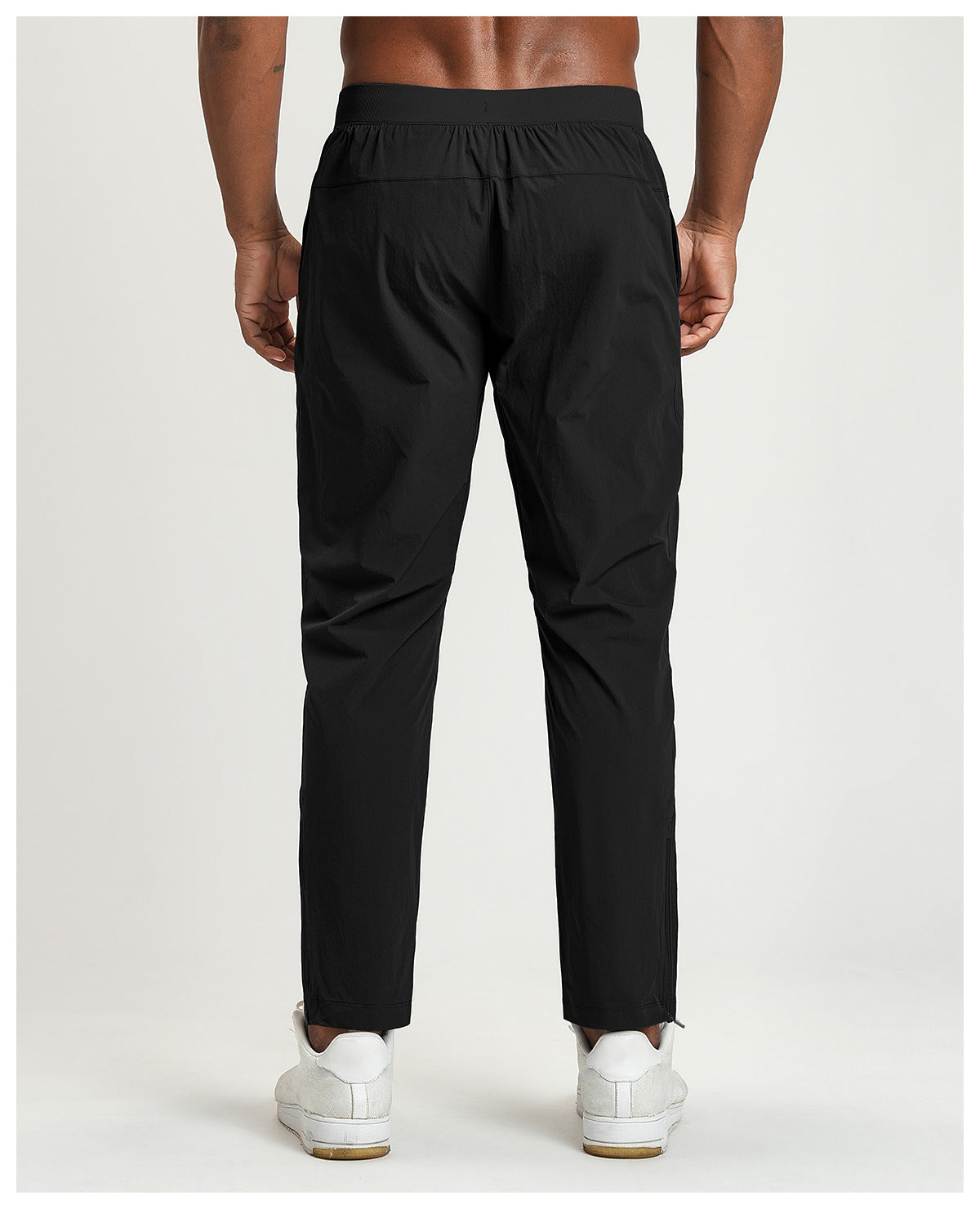 Thin Layer Pants with zipper