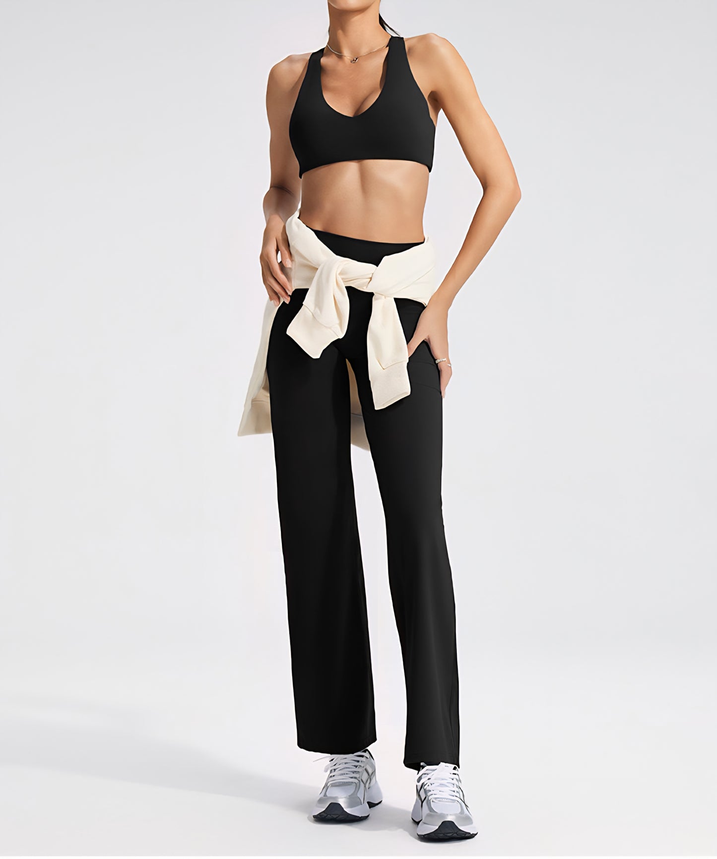 Racer back Bra Flare Legging Set