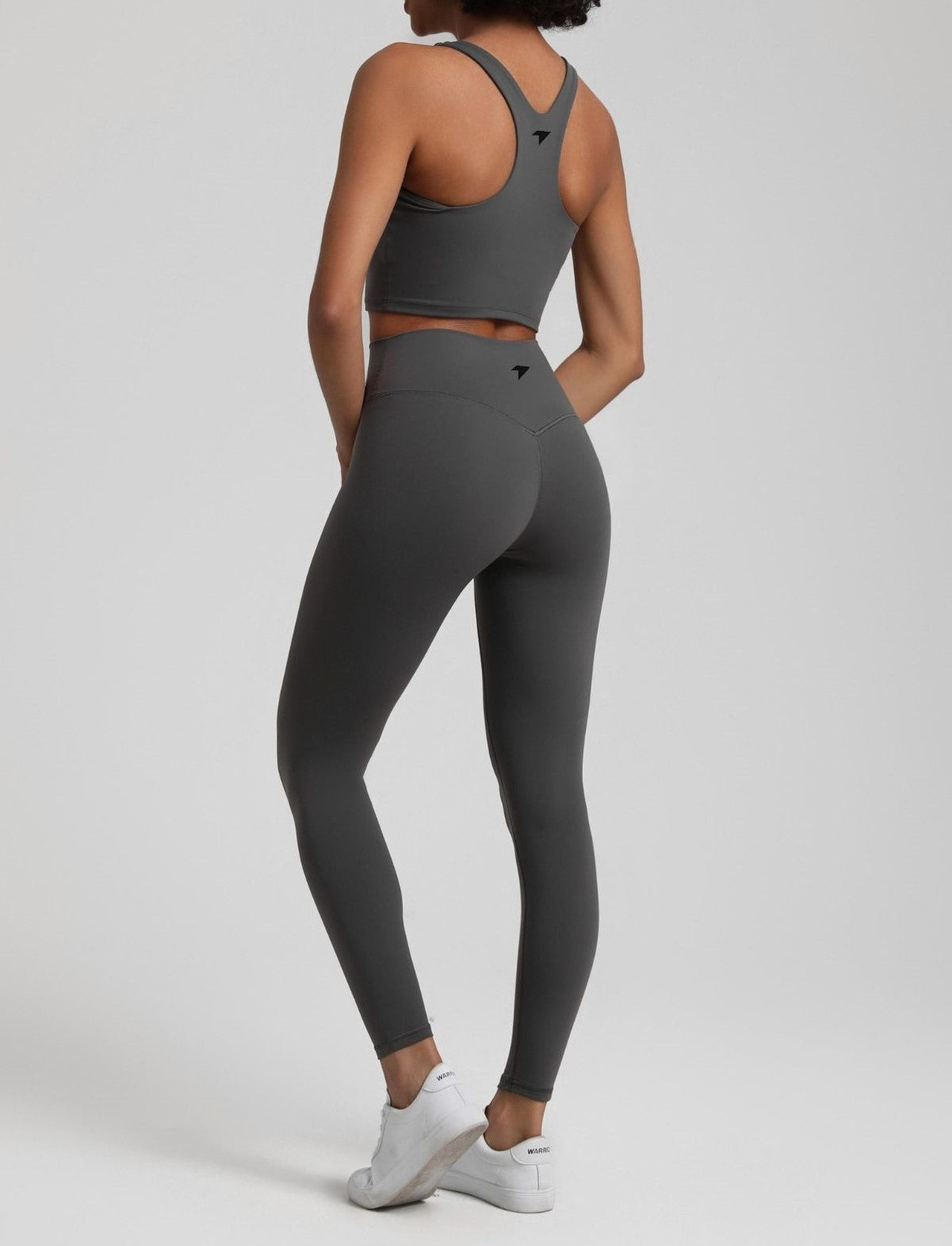 Dark Grey High Neck Set