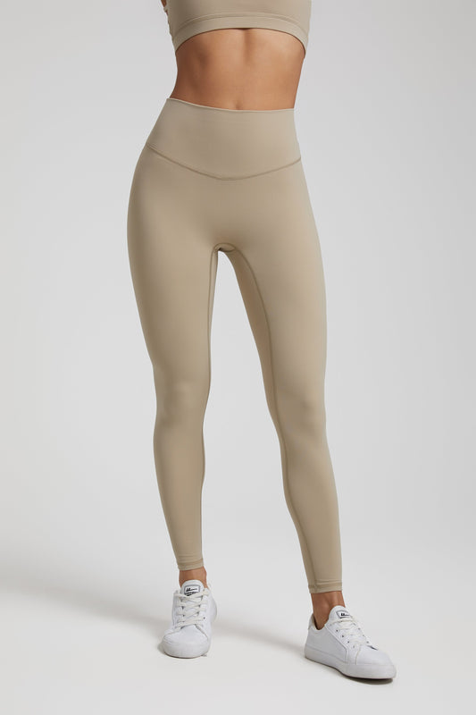 taupe v-contour legging